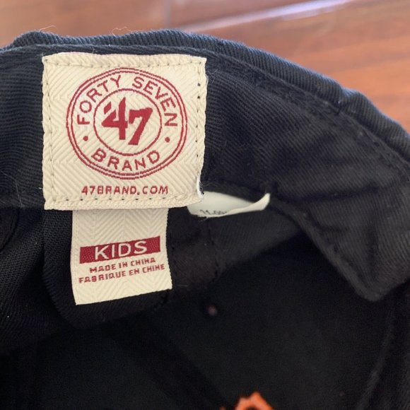 San Francisco Giants KIDS Baseball Hat Bundle Cap '47 Brand Adjustable Strapback - Picture 8 of 11